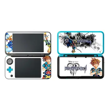 

2in1 Kits 0187 with One Set of Skin Sticker + One Set of Transparent Crystal Case , for Nintendo New 2DS XL/LL