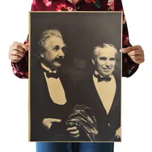 [A255] волшебник и Tiancai Ретро плакат из крафт-бумаги Крытый Бар Кафе декоративная живопись