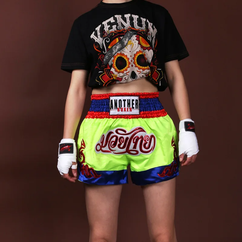 hotpants Boxing Shorts Women Nice Quanlity Fighting Active Wear High Waisted Boxing Muay Thai Short Pants Sets Wholesale basketball shorts