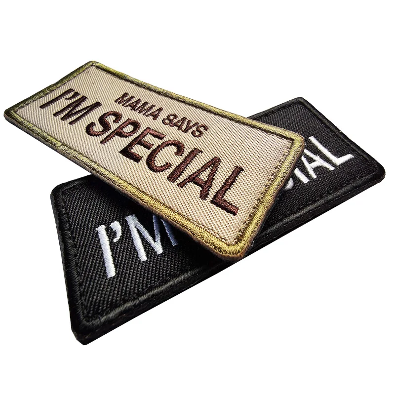 embroidered patch mama says Im special patch funny BIKER motorcycles tactical patches army airsoft outdoor custom clothing patches,embroidered patches,custom name patches,tactical patches