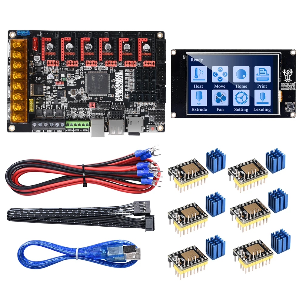 32 битная плата управления Wi Fi BIGTREETECH SKR PRO V1.2 TFT35 V2.0 запчасти для 3D принтера драйвер