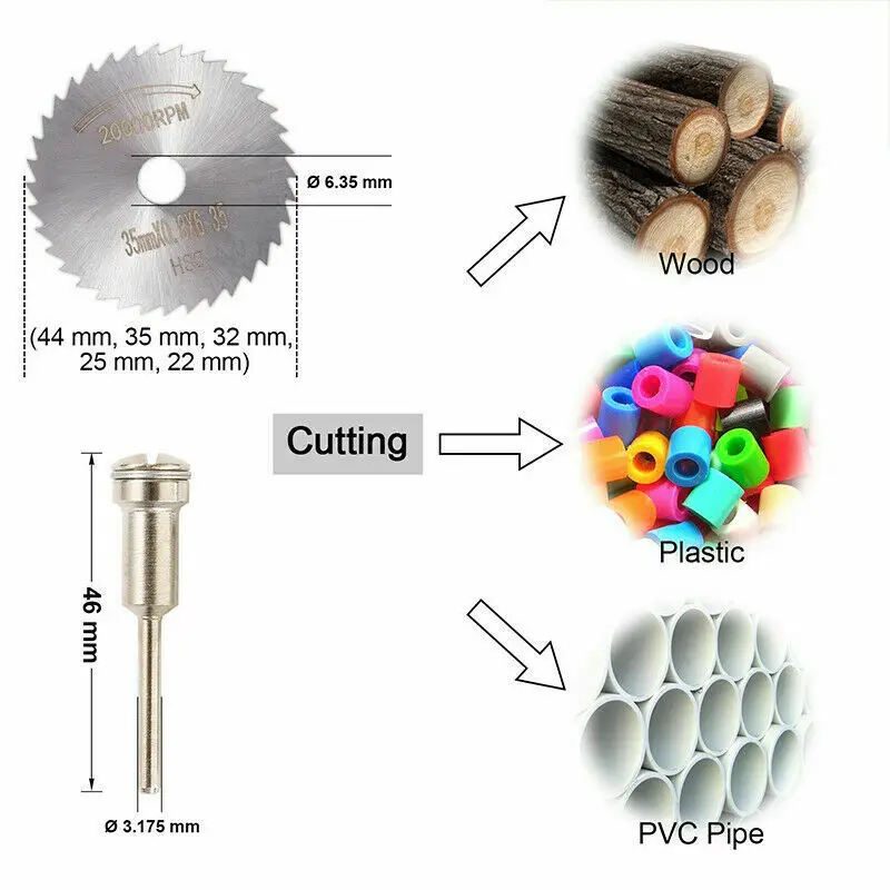 30Pcs Cutting Wheel Set for Mini Drill Rotary Tool Accessories