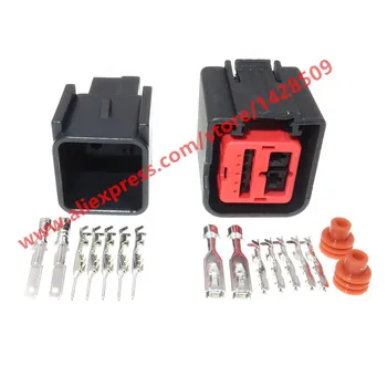 

5 Sets 7 Pin Car Auto Door Window Motor Socket Automotive Female Male Connectors 1732175-1