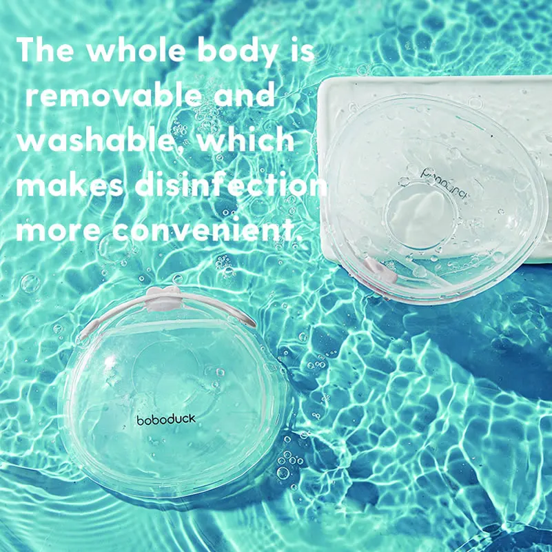 Boboduck  Wearable Breast Milk Collector & Nipple Shield & Breast Pad Prevent Leakage of Breastmilk  Hands Free Anti-leak 2x80ml