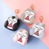 Korea Cute Cartoon Owl Zipper Leather Bag Key Coin Card Soft Small Purse Girl Boy Couple Airpod Storage Stationery Travel Gift 2