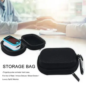

Fingertip Pulse Oximeter Carrying Case High Quality EVA Blood Oxygen Saturation Monitor Carry Pouch Box Storage Case Organizer