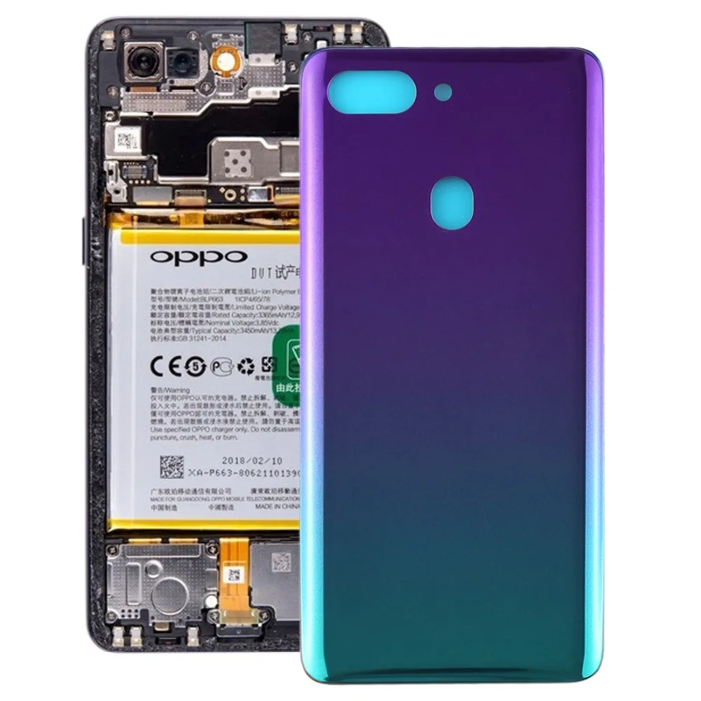 Для OPPO R15(версия туманности) Крышка батарейного отсека для телефона задняя крышка задней крышки Запасная часть