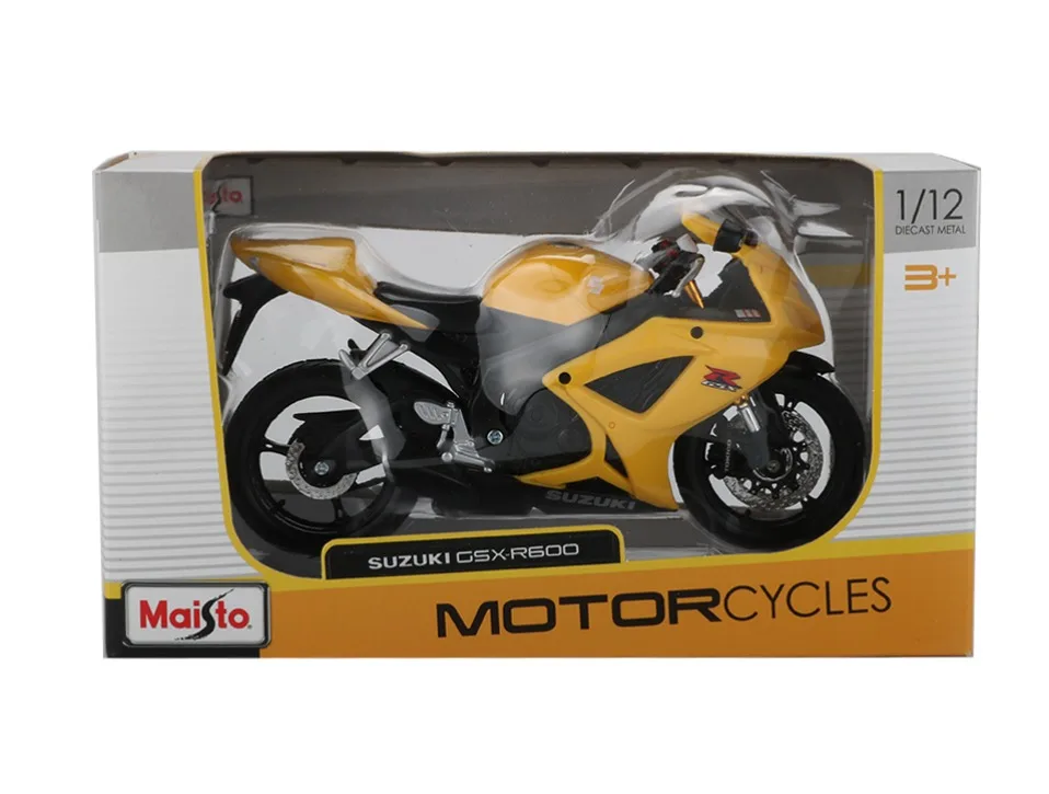 Maisto 1:12 сплав модель мотоцикла Игрушка GSX-600 спортивный велосипед шоссейные гонки коллекция моделей автомобилей креативные игрушки для детей подарок