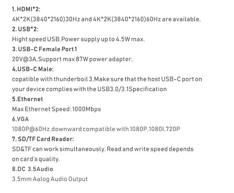 Высокое качество 9 в 1 адаптер тип-c к HDMI RJ45 USB3.0 TF Аудио Plug and Play PD Многофункциональный узловой центр адаптер для ПК