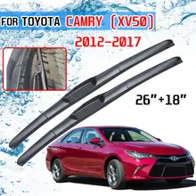 For Toyota Camry 50 XV50 Accessories 2012~2017 Front Windscreen Wiper Blade Brushes Wipers for Car Wiper Cutter 2013 2014 2015