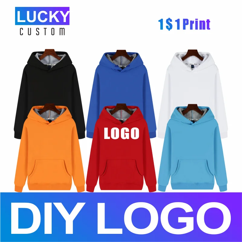 

LUCKY2020 new super soft velvet warm pullover sweatshirt street casual matching jacket classic primary color matching