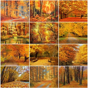 

Evershine Diamond Painting Landscape Full Drill Diamond Embroidery Tree 5D DIY Needlework Cross Stitch Autumn Decor For Home