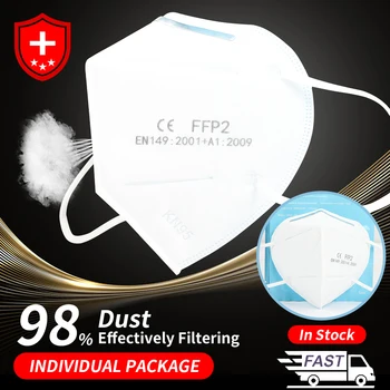 

10 pcs KN95 face mask Dustproof disposable mask mouth dust mask masque mascherie mask 4-Layer Mouth modkapjes mask mascarilla