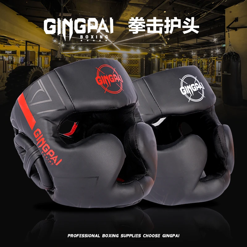 

Professional Adult Kids Men Women Kick Boxing Sanda MMA Head Protector Helmet Muay Thai Boxing Taekwondo Karate Headgear Guard