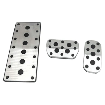 

3Pcs for Toyota C-HR CHR IZOA Corolla Stainless Steel Car Accelerator Pedal Brake Pedals Cover Rest Pedals