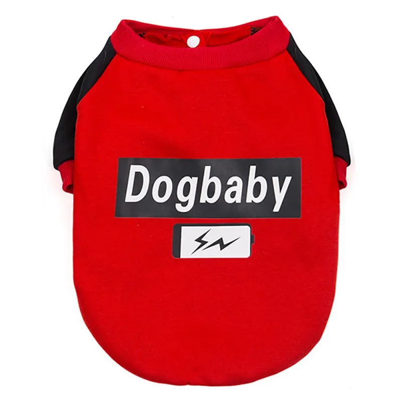 Новые осенние или зимние модные повседневные Милые простые дышащие толстовки с рисунком собаки - Цвет: Красный