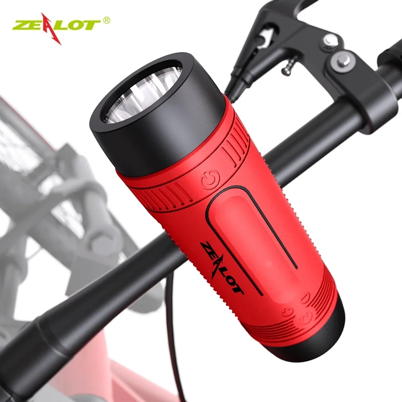 Bluetooth-колонка ZEALOT S1 портативная велосипедная колонка fm-радио внешний аккумулятор