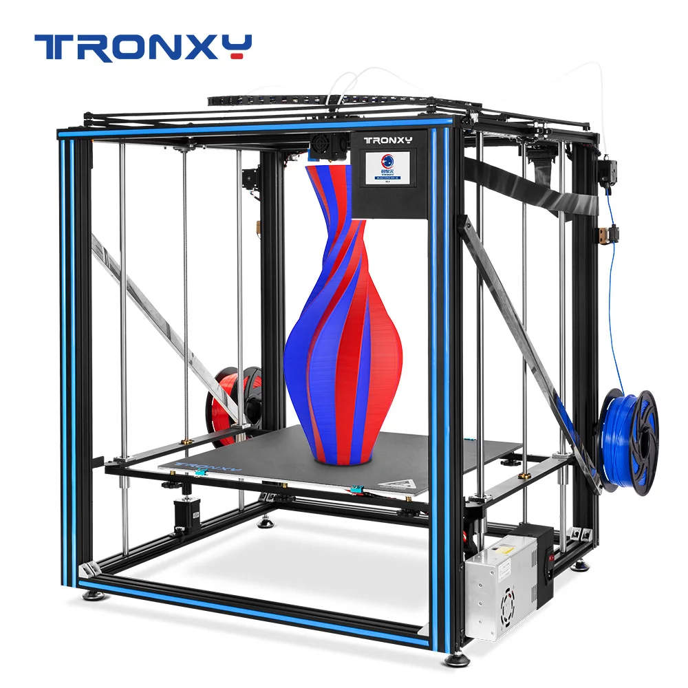 Tronxy X5SA-500-2E DIY 3D Printer Cyclops 2 In 1 Out Double Extruder 1.75mm PLA large 3d printers Kit impresor 3d profesional