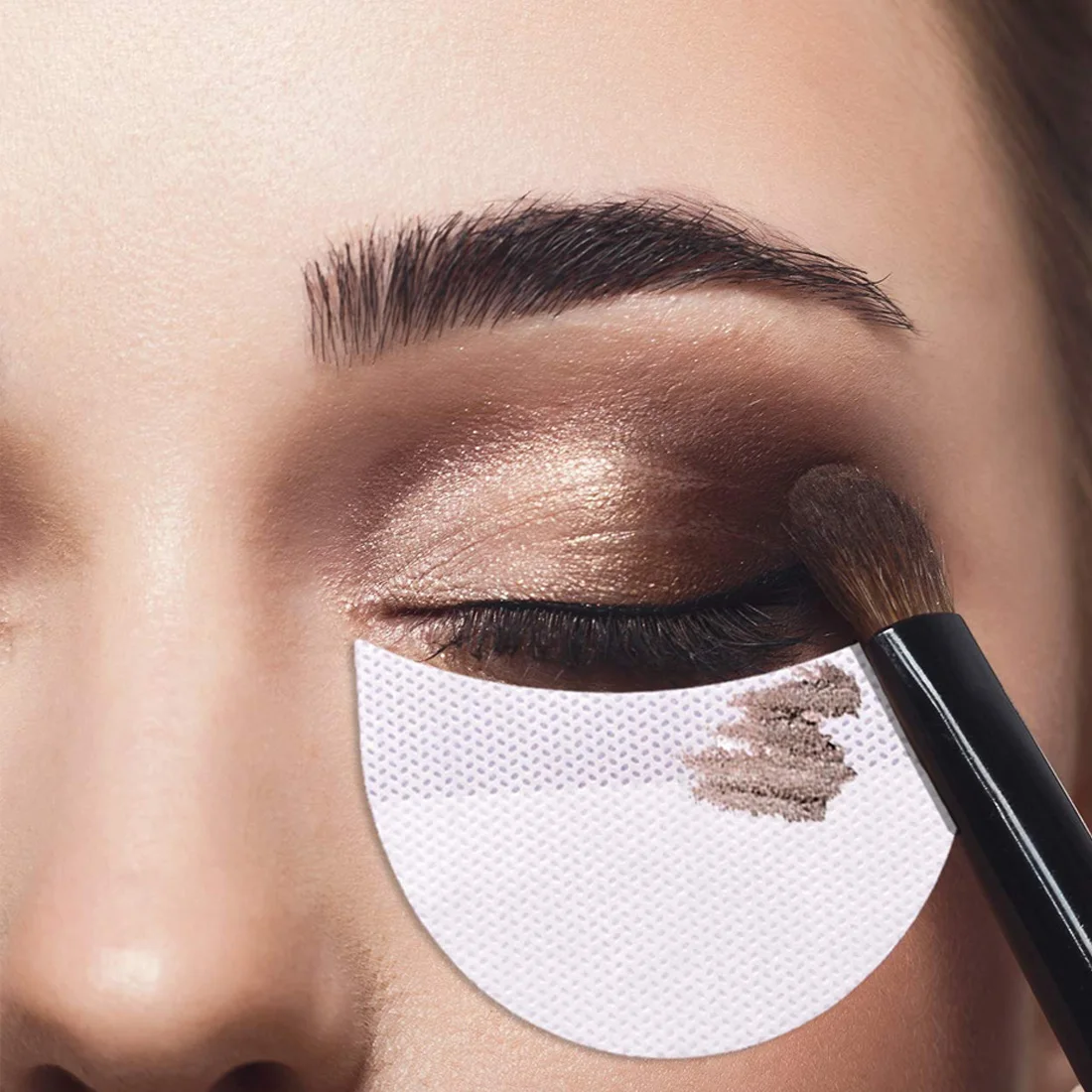White 20 Pcs skill stickers high quality paper patch eyelashes extension eye sticker makeup tools