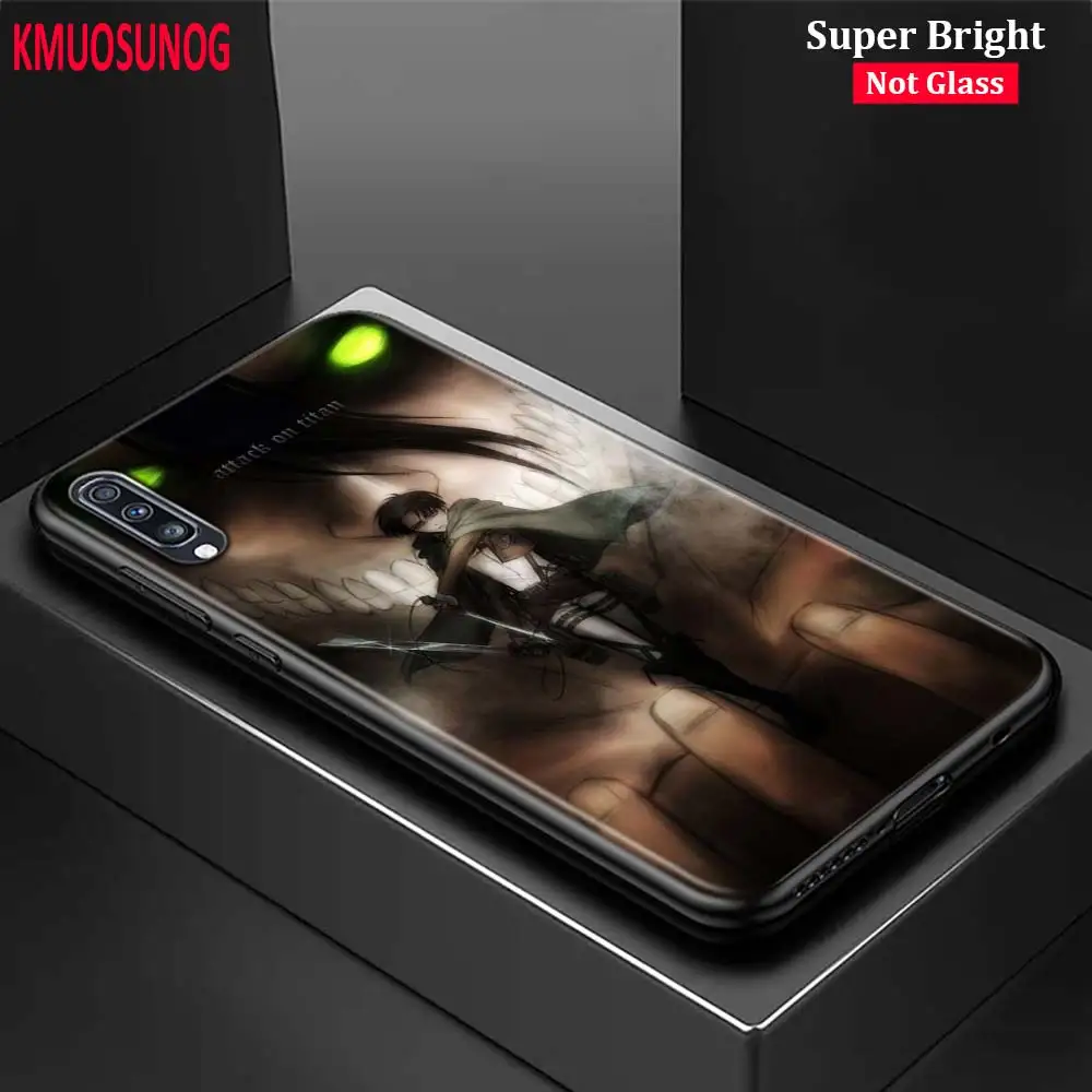 

Black Silicone Cover Anime Japanese attack on Titan for Samsung Galaxy A70 A90 A80 A60 A50 A40 A30S A20E A20S A10 Phone Case