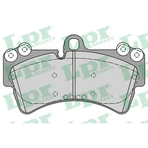 Колодки Тормозные Audi Q7/Volkswagen Touareg/Porsche Cayenne 02 R18 Передние Lpr 05p1257 Lpr арт. 05P1257