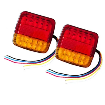 

Universal12V 26LED Taillight Tail Light Turn Signal Indicator Brake Stop Lamp Number Plate Light Rear Reverse