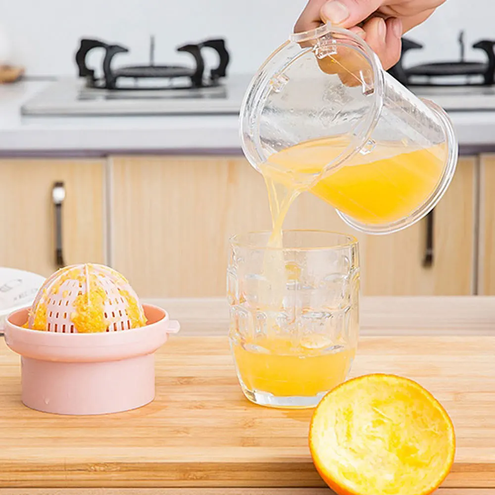 Многофункциональная ручная соковыжималка для цитрусовых Лимон Апельсин руководство для соковыжималки ручная соковыжималка с ситечком и контейнером для семьи, гостиницы, бара