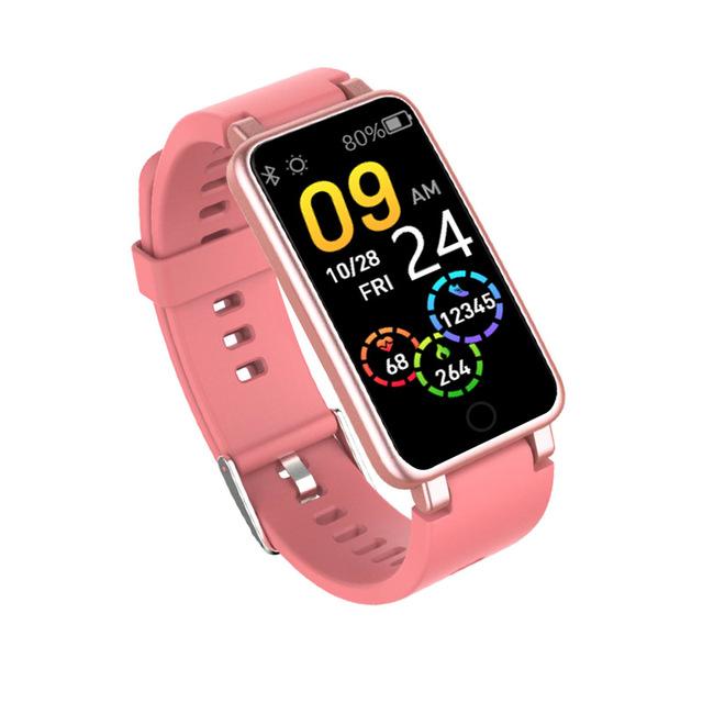 Smart Bracelet Health Exercise Step Calories Counter Call Vibration Alert Message Push Smartwatch for Men Women Kids