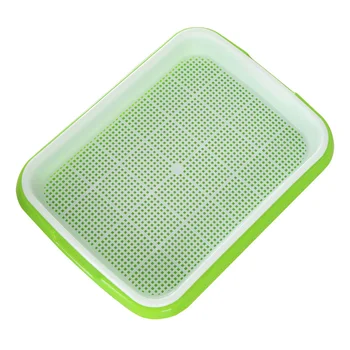 

1/2/4/6 Pcs Seed Sprouter Pot Tray Plant Germination Trays Double Layer Hydroponics Basket 34x25x5cm E2S