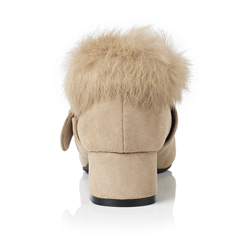 Winter Plush Ankle Boots Women Autumn Fashion Casual Thick Heel Furry Shoes Non Slip Warm Off White Leather Velvet Shoe Winter Plush Ankle Boots Women Autumn Fashion Casual Thick Heel Furry Shoes Non Slip Warm Off White Leather Velvet Shoe