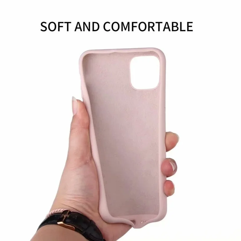 Тонкий мягкий чехол для iPhone11 Pro Max роскошный жидкий силиконовый чехол для телефона ТПУ, конфетный противоударный чехол для iPhone чехлы