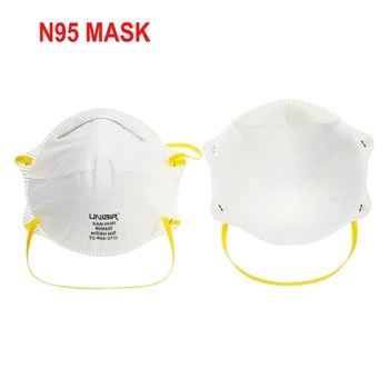 

Disposable Protective Mask 50Pcs With 3 Layers Non Woven Meltblown Fabric Anti Air Borne Droplets Dust