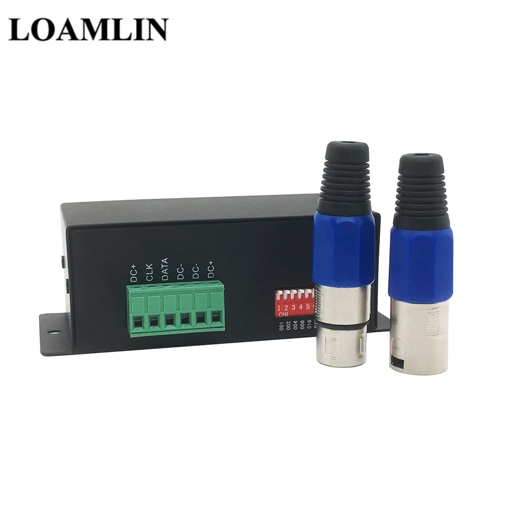 Светодиодный симфонический декодер DMX512 светодиодный контроллер RGB DMX на SPI Pixel