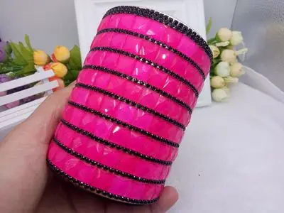 Модный бриллиантовый держатель для ручек, многофункциональные офисные принадлежности, макияж, дизайн ногтей, инструмент для хранения, карандаш, Настольная стойка, украшение для стола, украшение для дома - Цвет: No 18