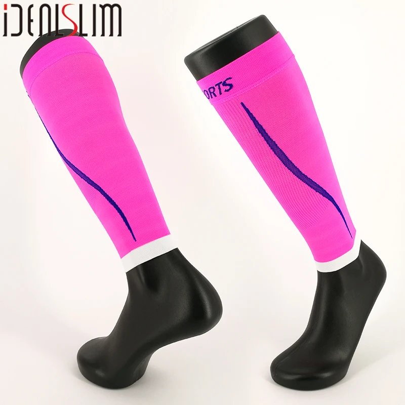 IDEALSLIM 1 пара медицинские компрессионные рукава для варикозного расширения вен для мужчин и женщин дышащие гольфы носки medias de compresion - Цвет: Розовый
