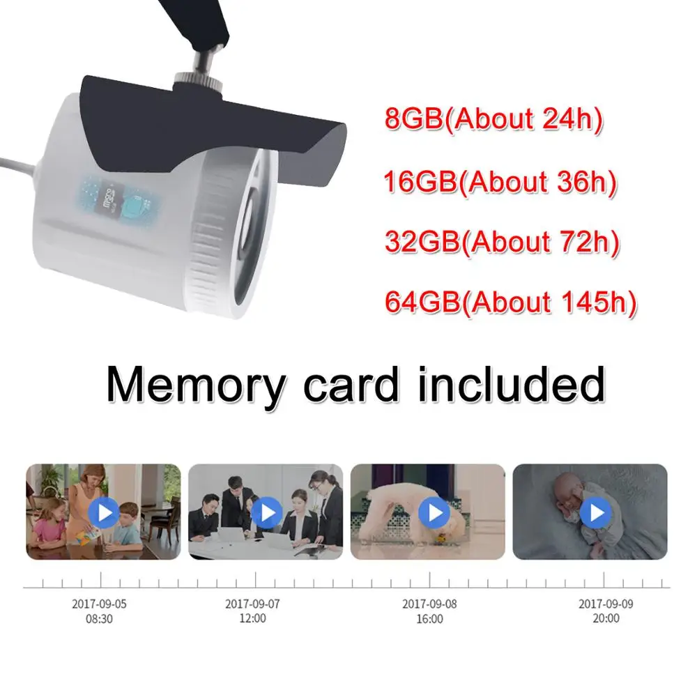 IP камера видеонаблюдения 1080p 2 мп HD wi fi ик|Камеры видеонаблюдения| |