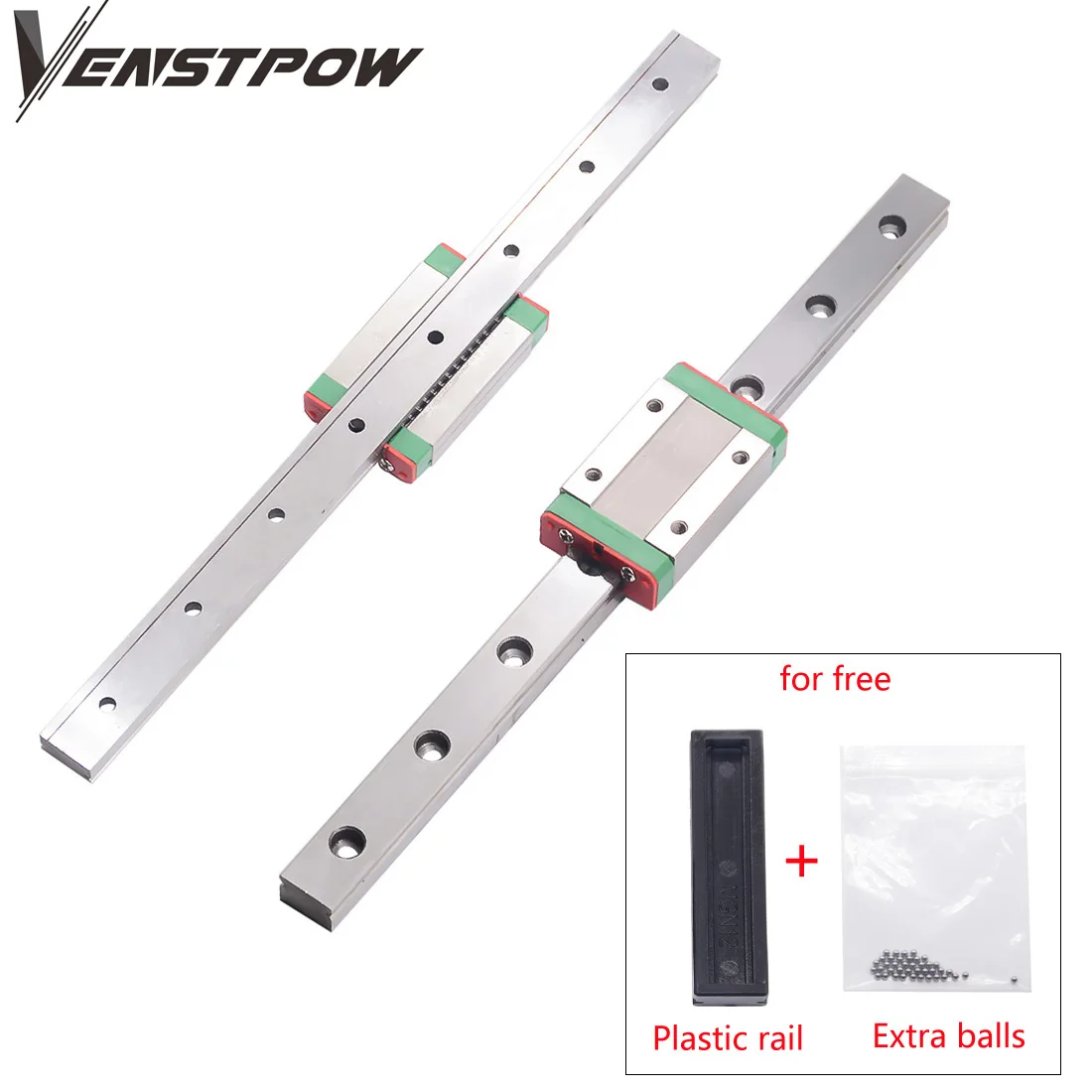 CNC part MR9 9mm linear rail guide MGN9 length 200mm with mini MGN9C Block 