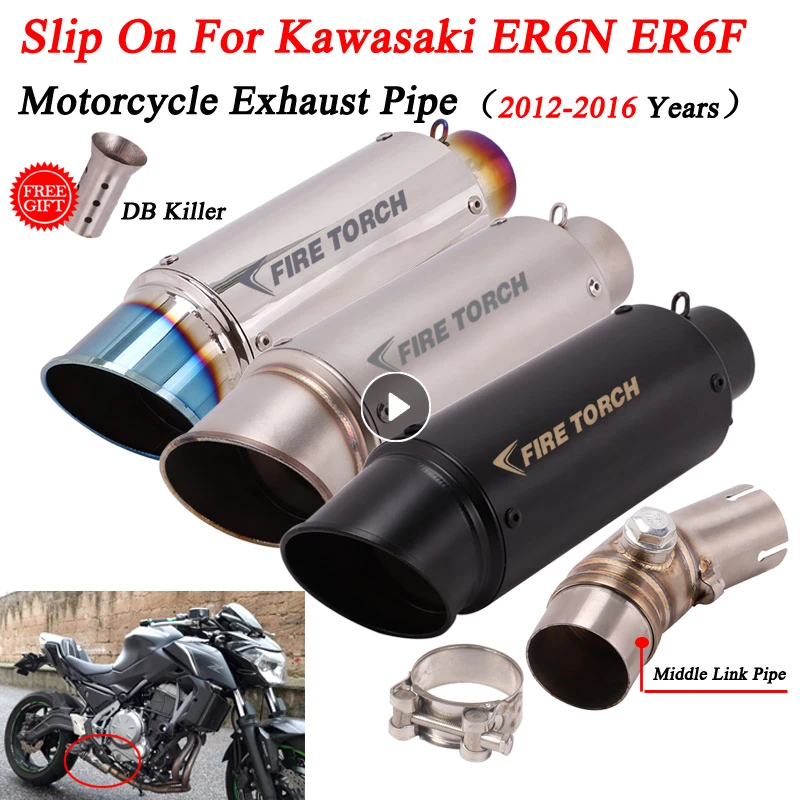 er6n slip on exhaust