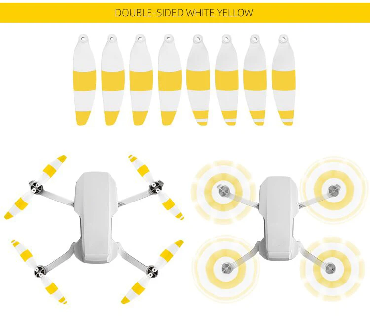 8 шт. 4726 Пропеллер для DJI Mavic Mini дронов 4726F цветной пропеллер быстрая установка МАЛОШУМНОЕ лезвие с инструментами для удаления аксессуаров