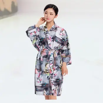 

1PC Hairdresser Apron Protective Clothing For Beauty Salon Bathrobe Nightgown For Home Spa Beauty Parlor Hair Salon