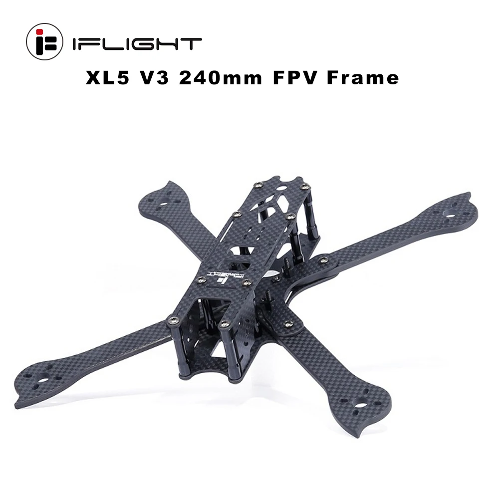 

iFlight XL5 V3 FPV Frame 240mm Wheelbase Kit for RC Racing Drone F4/F7 Flight control 2207/2306 Brushless Motor 5 Inch propeller