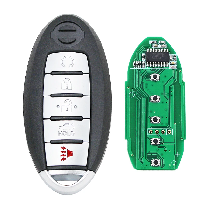 5B 433,92 mhz Smart Key для Nissan Altima, Maxima 2013- Fcc фирмы mlight# KR5S180144014 Cont#: 44020 4A чип
