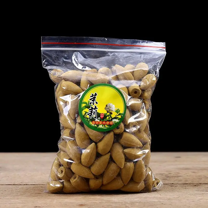 Approx300pcs/сумка Натуральные Индийские благовония Reflux башня для благовоний дым Жасмин пирамидки Благовоний Роза обратного потока сандалового дерева сосуд для благовоний