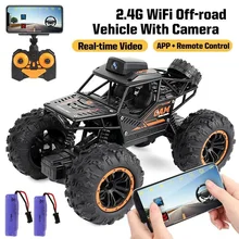 

Remote Control RC Car Big Wheel Car 1:18 Kid Toy Electric With Camera WiFi UK