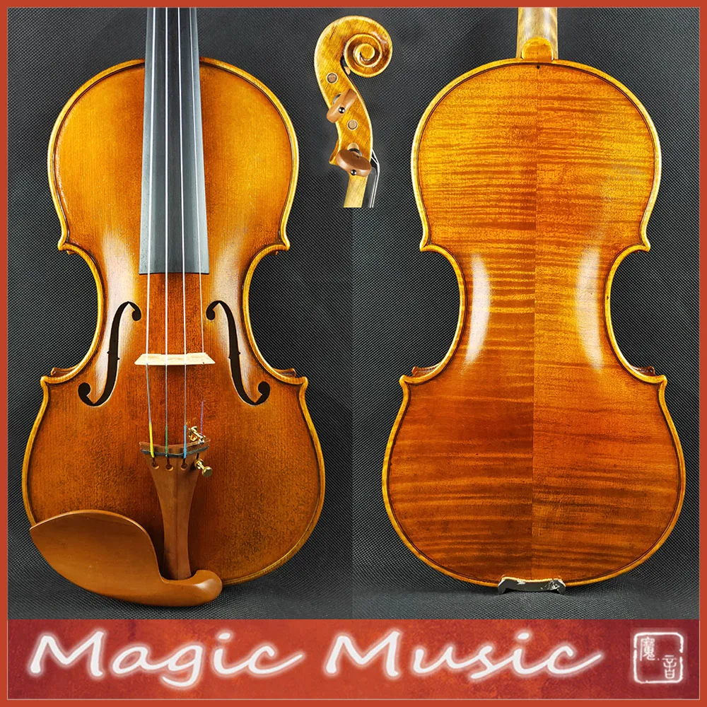 Мастер уровень! Копия скрипки Rogerius Bon Nicole AI Amati Master 4/4 русская ель и масляный лак