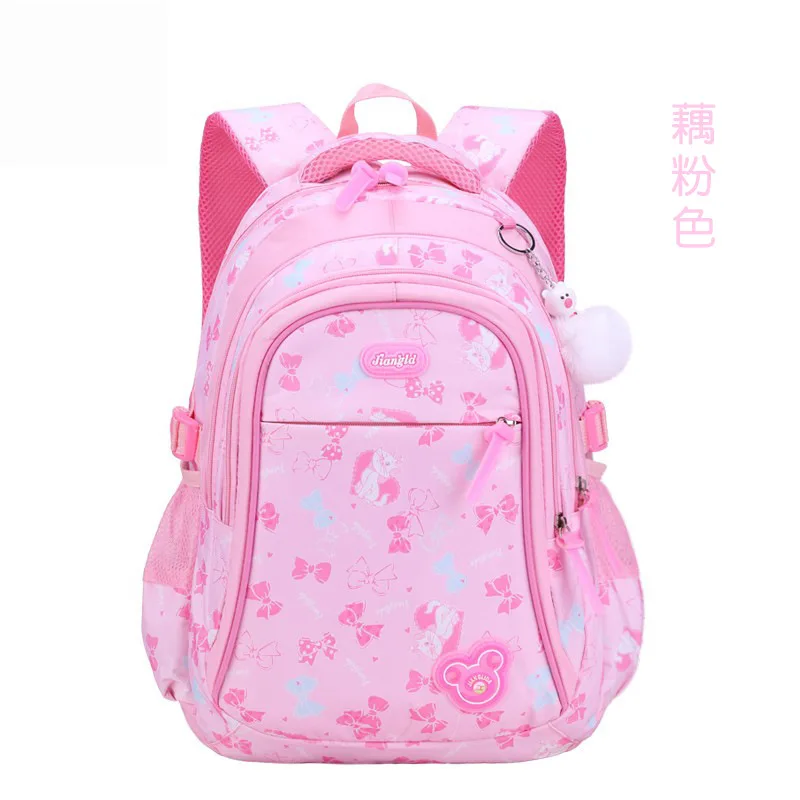 

Schoolbag for Elementary School Students Backpack Casual Backpack Printed Contrast Color Cute Cartoon Bag 1-6 Grade