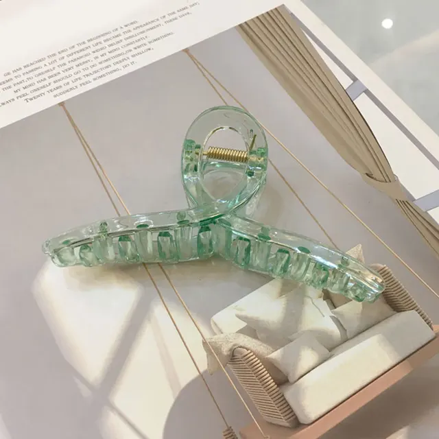 1PC Barrettes  Hair Claw For Women Acrylic Hairpins Hair Crab Claws Girls Make UP Washing Tool Accessories Women Hair Clips 2021 15