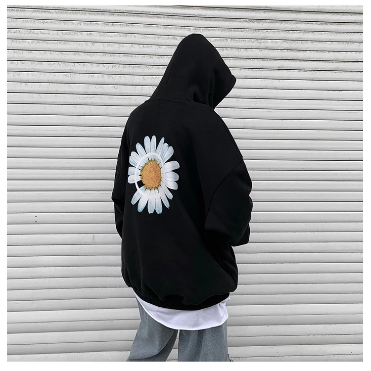 Mens Harajuku Hoodies Fleece Thick Sweatshirts Male Autumn Korean Oversized Hoodies Streetwear Print Flower Spring Casual Hooded Mens Harajuku Hoodies Fleece Thick Sweatshirts Male Autumn Korean Oversized Hoodies Streetwear Print Flower Spring Casual Hooded