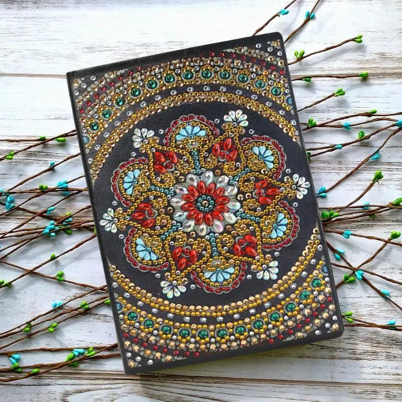 DIY Мандала животных особой формы алмазная живопись 50 страниц A5 блокнот Sketchbook
