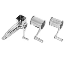3 шт. из нержавеющей стали сырный Терка Набор ручной вращающийся сырный измельчитель резак кухонный инвентарь для тонкой нарезки